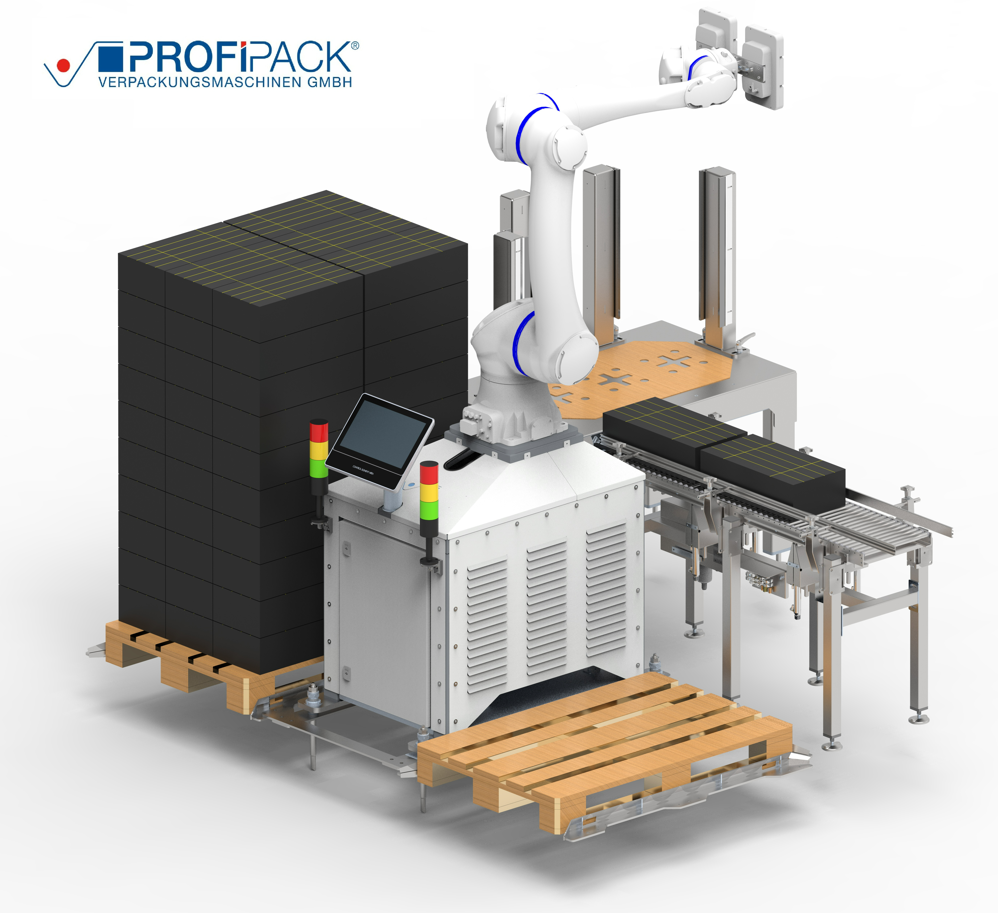 Cobot-Palettierzelle mit Yaskawa HC20 